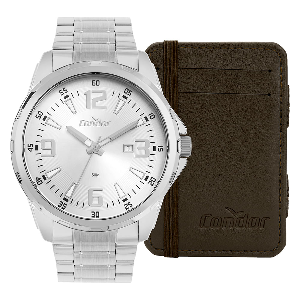Kit Condor Masculino Speed Dourado - CO2117BR/K4X | Time Center